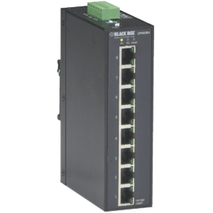 LPH008A-R2 industrieller Gigabit PoE Switch mit 8x PoE Ports von Black Box