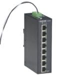 LPH008A-R2 industrieller Gigabit PoE Switch mit Kabeln von Black Box