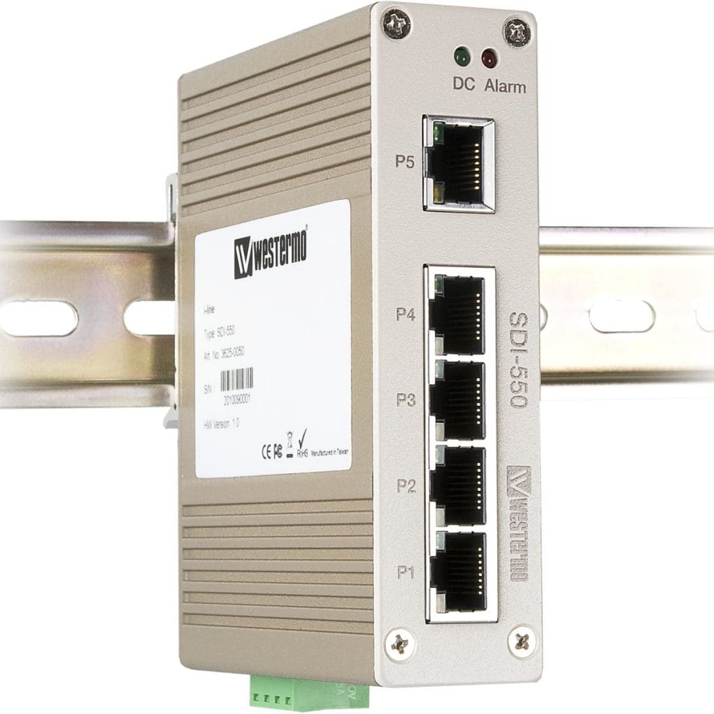 SDI-550 Unmanaged 5-Port Netzwerk Switch von Westermo