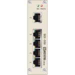 Illustration des SDI-550 Westermo Unmanaged 5-Port Netzwerk Switch von vorne