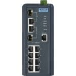 Vorderseite des EKI-7710G-2C industrieller Layer 2 Switch von Advantech