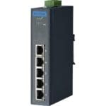 Seitliche Ansicht des EKI-2705E-1GPI industriellen Power over Ethernet Switch von Advantech