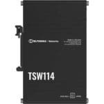 Ansicht von oben des TSW114 Unmanaged DIN-Schienen Switch von Teltonika