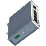 Unterseite des SandCat-2305-T5-LV Unmanaged 5-Port Ethernet Switch von Westermo